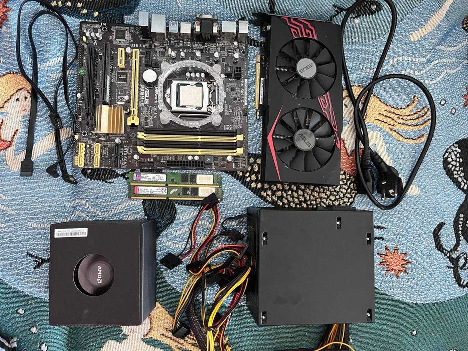 Intel Core i5 4590 / RX570 4Gb / RAM 16GB DDR3 / Asus B85 Plus / Deepcool 600W (DE600 v2)
