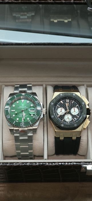rolex submariner hulk , audemars piguet