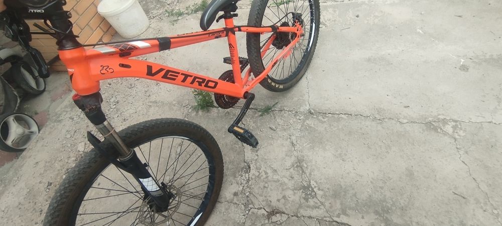 Велосипед ветро оранжевый