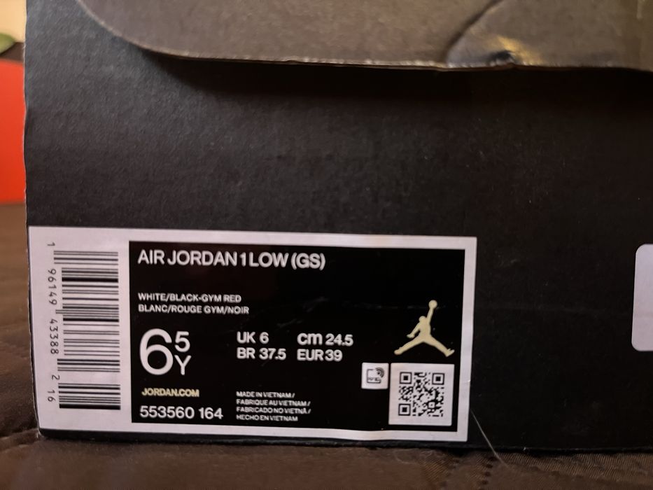 Jordan 1 low маратонки