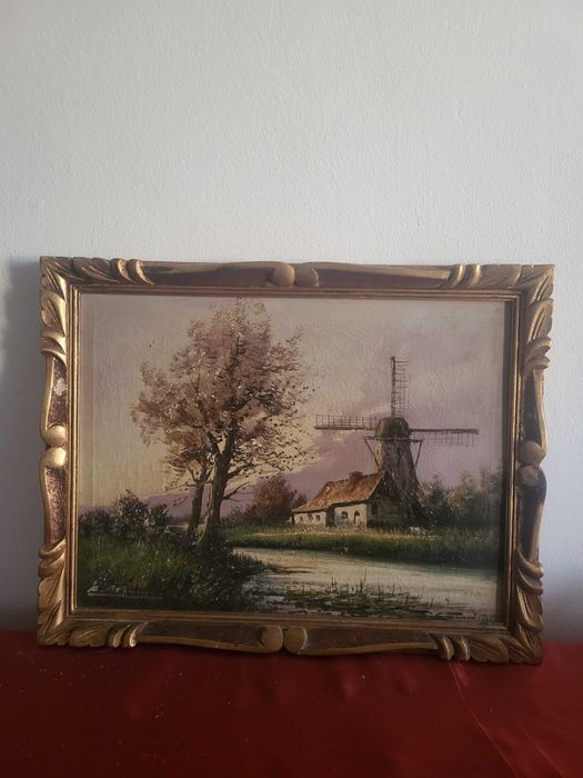 Tablou pictat în ulei, autor necunoscut