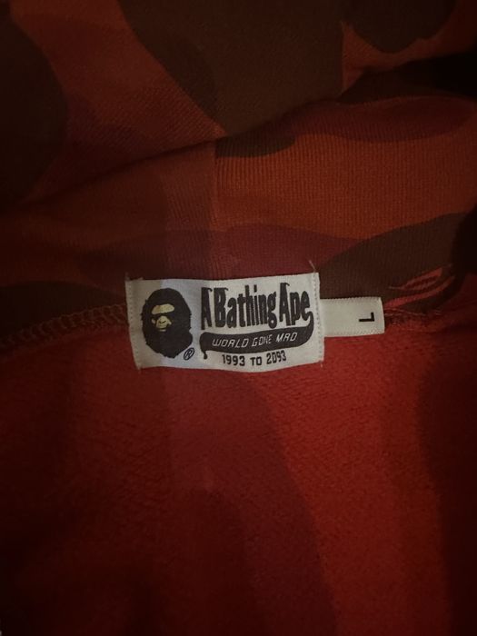 Hanorac bape rosu