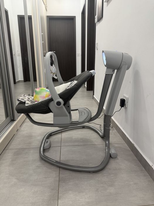 Leagan bebelusi- Balansoar și Leagăn Electric Joie Serina 2 în 1 Rotativ – Ca Nou