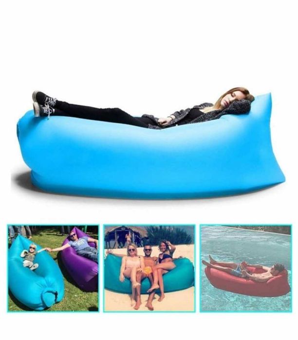 Самонадуващо се легло подходящо за планина и море Lazy Bag / Размери: 240 см * 75 см * 50 см;