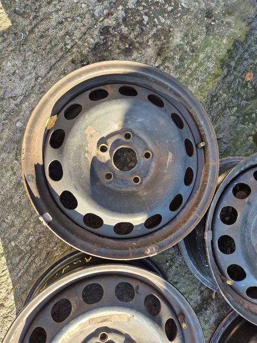 4бр стоманени джанти за фолксваген Ауди и сеат/ 6.5ж Х16/ ет 50/