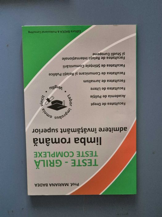 Ocazie ! Limba romana pentru examen bacalaureat si admitere facultate