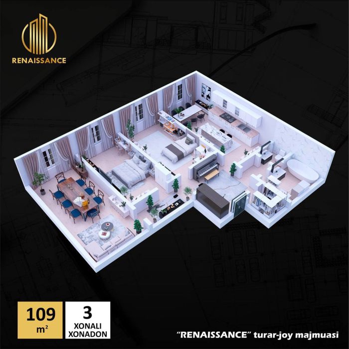 Продается квартира-коробка 216 м2