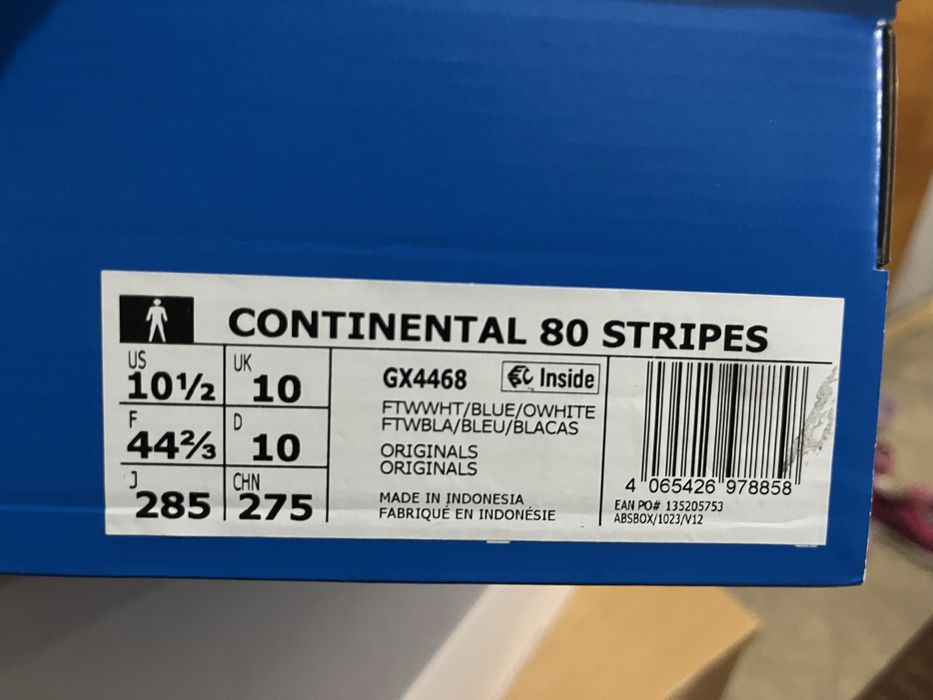 Adidas Continental 80 Stripes мъжки обувки