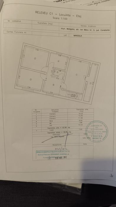 Casă P+1 ,  3 apartamente, 493mp teren, cartier Coloniști