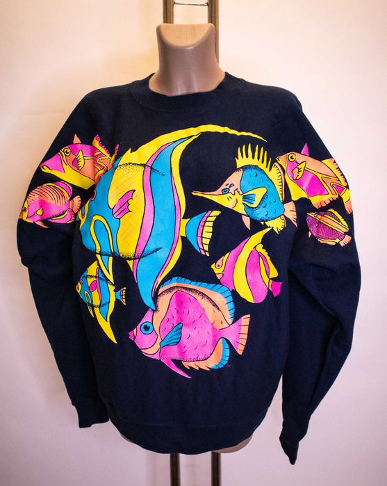 HANORAC - Color Fish | Fortnite | Black Squad | JACHETA ZARA | XS/S/M