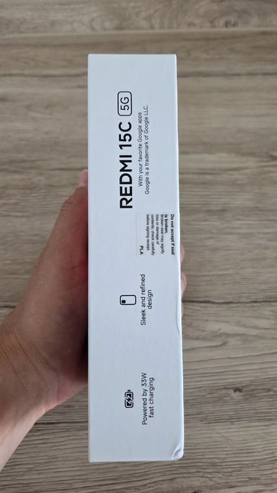 Telefon XIAOMI Redmi 15C, 128GB, 4GB RAM, 5G, Dual SIM, Midnight Black