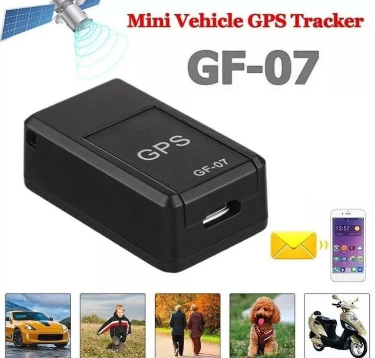 Tracker GPS Gf07 localizare rapidă GPS prin gsm