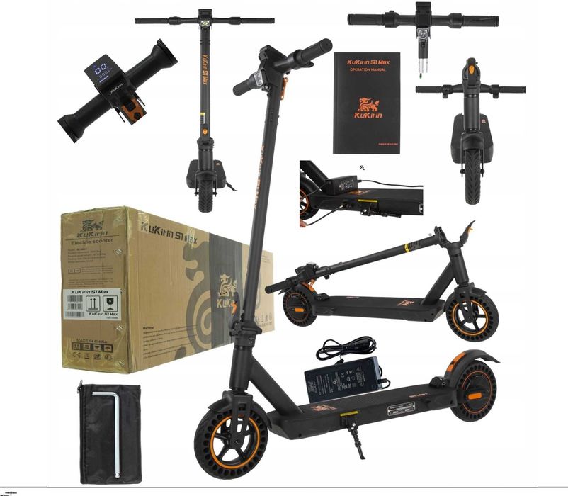 Sigilata Noua ‼️Kukirin S1 Max, Motor Peak 500W, Viteza 30 km/h, Autonomie 40km