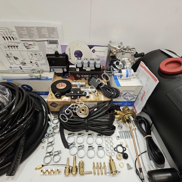 НОВ! ГАЗОВ ИНЖЕКЦИОН с OBD 4цил. пълен комплект + 35л. gazov injekcion