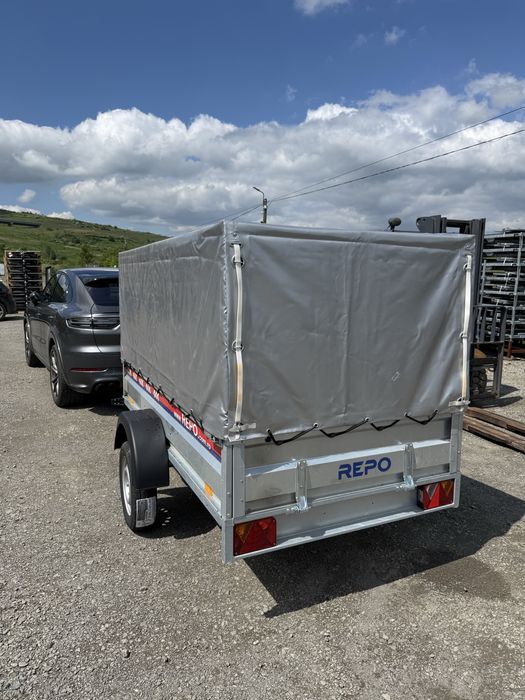 Vând remorcă REPO RDS 2400 X 1250 X 390 Monoax înmatriculată