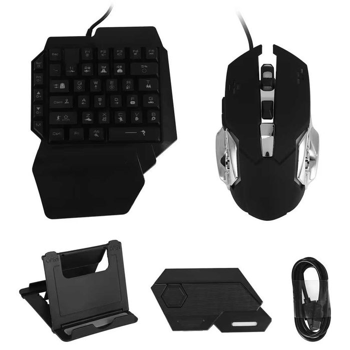 Gamepad mobil cu adaptor Bluetooth convertor pentru iOS & Android – mix