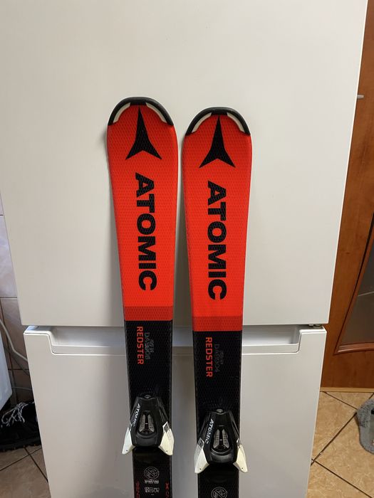 Schiuri copii 110 cm atomic rester j2 cu clapari set skiuri