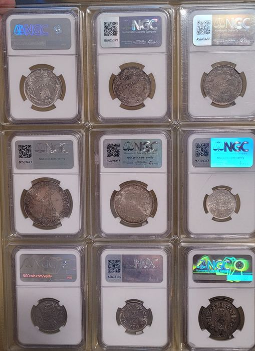Monede Romania Gradate NGC Carol l,Carol ll,Mihai l bani vechi bancnote