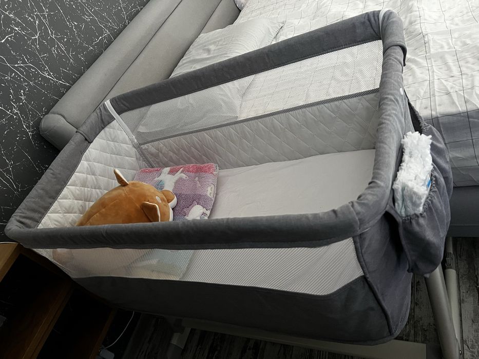 Pătuț co-sleeper Lionelo Theo – ca nou