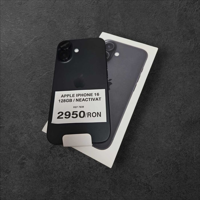 [7938] Apple Iphone 16 128GB NEACTIVAT / Amanet Tulcea
