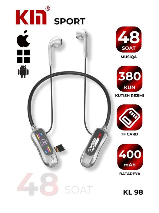 Ulgurji sport Bluetooth quloqchinlar — KIN brendi