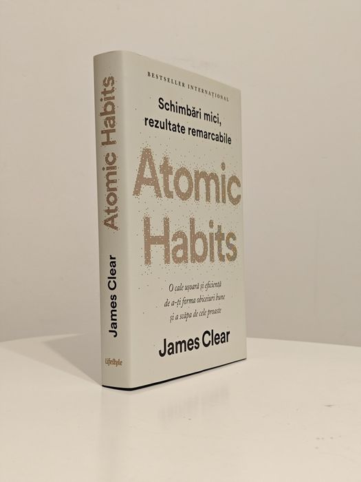 Carte Atomic Habits-James Clear (Hardcover), dezvoltare personala