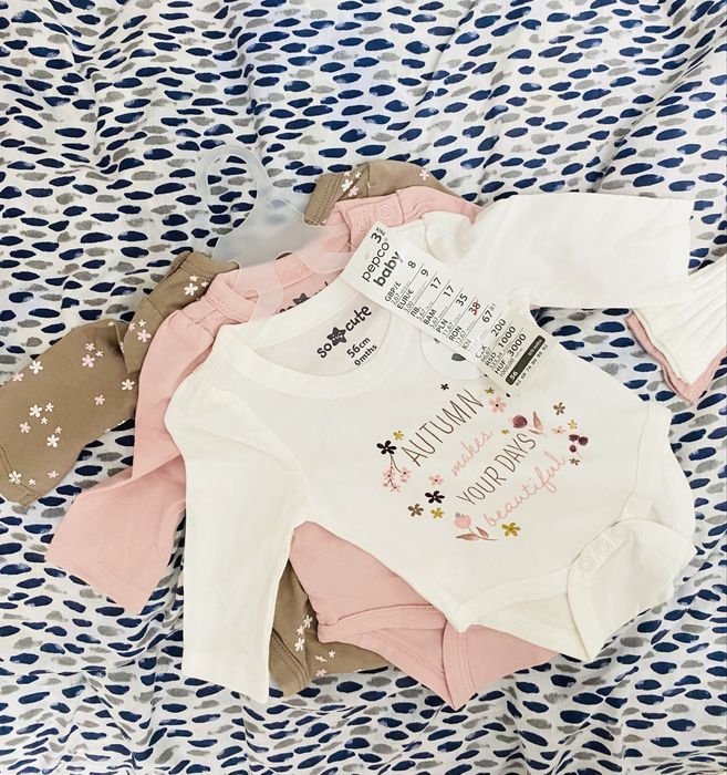 Lot bebe fetita 56, 62 cm si 80 cm