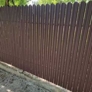 Garduri din panou stil jaluzele, sipca metalica, tabla si alte modele