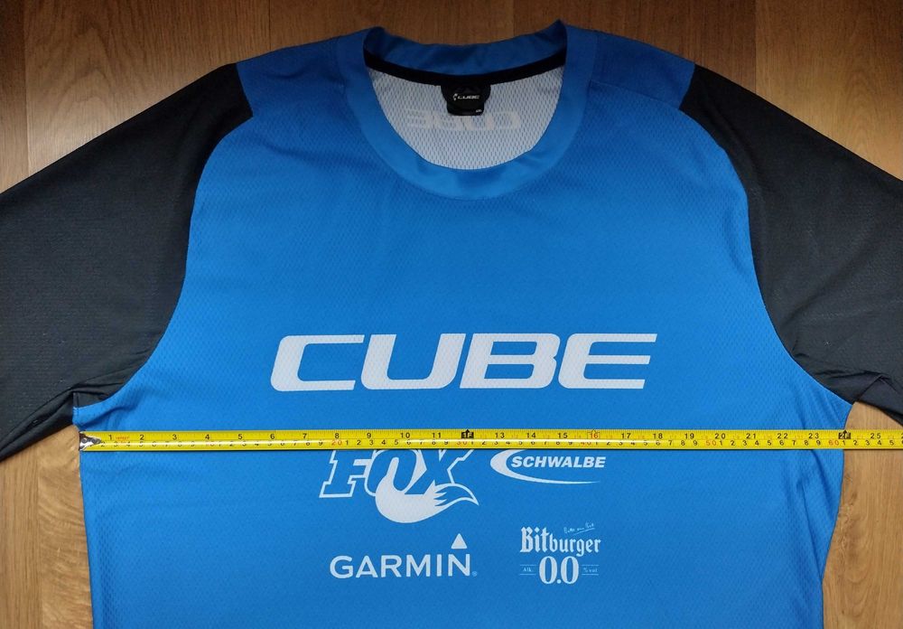 CUBE Vertex Actionteam FOX JERSEY - мъжка вело екипировка XXL