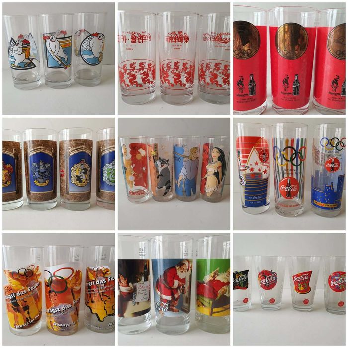 Кока Кола чаши различни