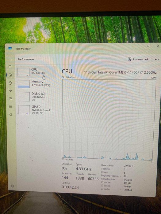 Геймърски | i5 11400F | RTX 3060 12GB | 16GB RAM |