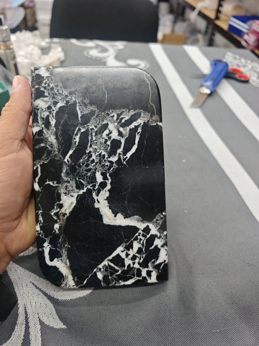 Пепелник за пури от камък черен Заир