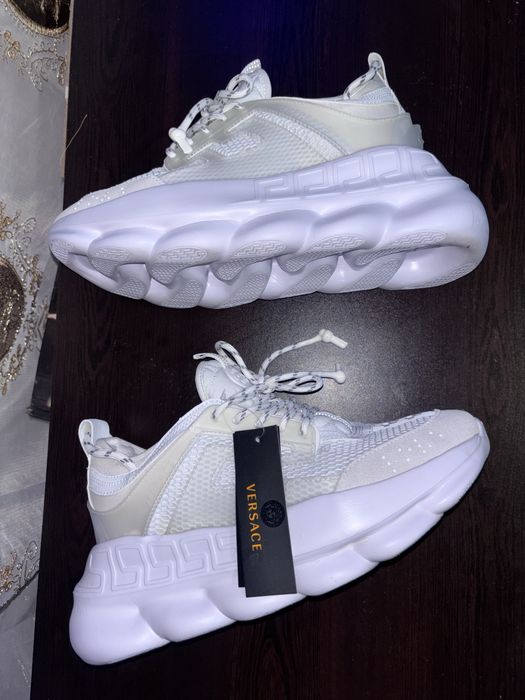 versace chain reaction white