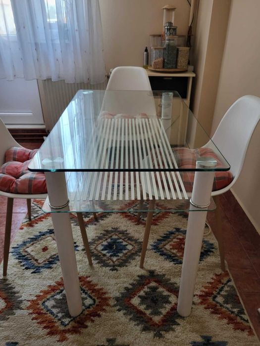 Masa sticla 60/100/h 75