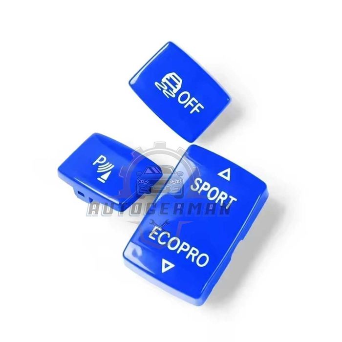 Бутон тракшън контрол BMW F30 F31 F34 F20 F36 блокажи син