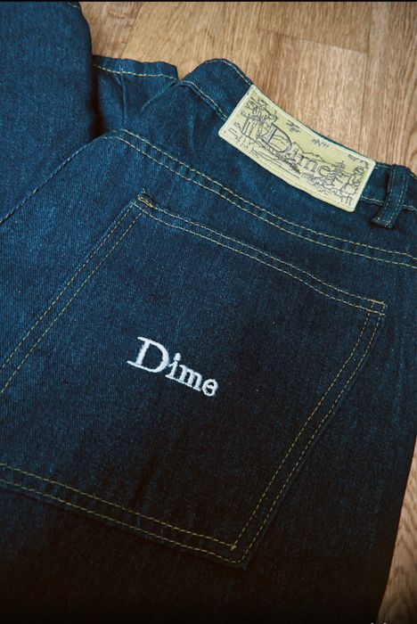 Джинсы Dime темносиние XL