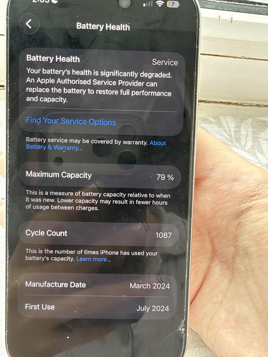 Iphone 15 Pro silver