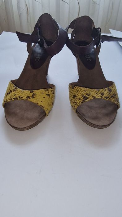 Sandale Staccato piele interior 2 culori toc 7cm