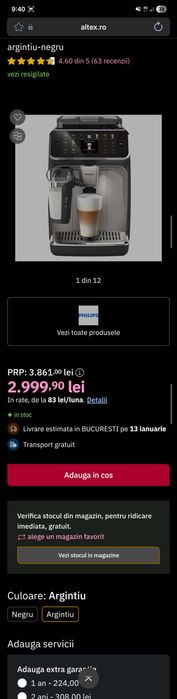 Aparat de cafea 5500