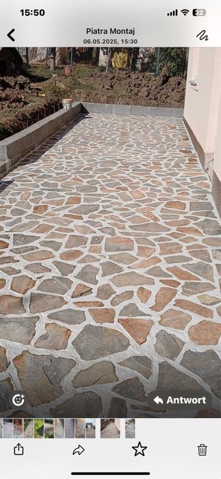 Vand si montez piatra naturala de munte