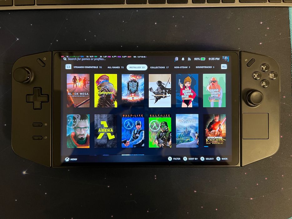 Consolă Legion Go Z1 Extreme cu SteamOS, 16GB RAM,512GB SSD