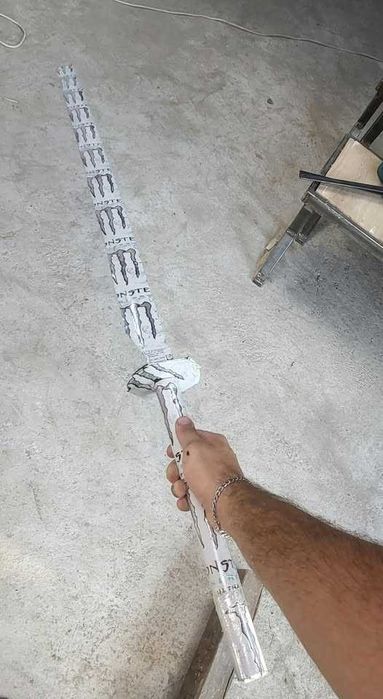 Sabie Unicat Monster Energy (Ultra White) – 150 CM (Handmade)