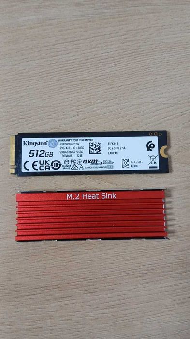 Продам SSD диск Kingston SKC3000S/512G