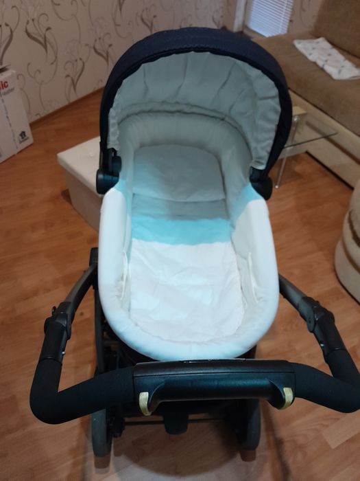 Бебешка количка Peg Perego 2в1 – лятна + ЧИСТО НОВ зимен кош, запазена