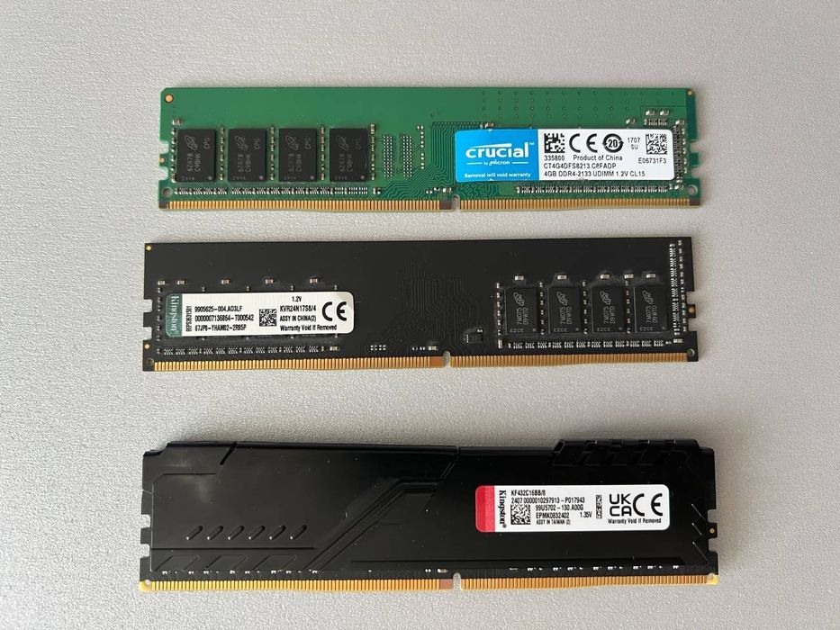 ОЗУ DDR4    4/8/16  Гб