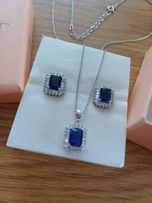 Set cercei cu lănțișor Splendor