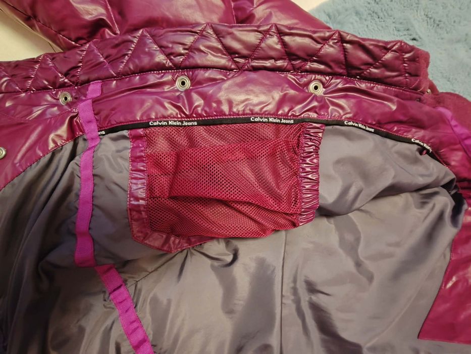 Geacă Calvin Klein cu puf de rață