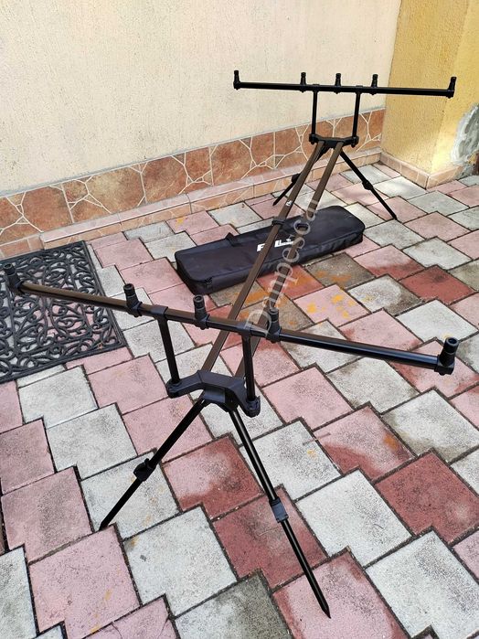 Rod pod FL159 Duo Pod BLACK pentru 3 sau 4 lansete buzz bar 78cm 2025