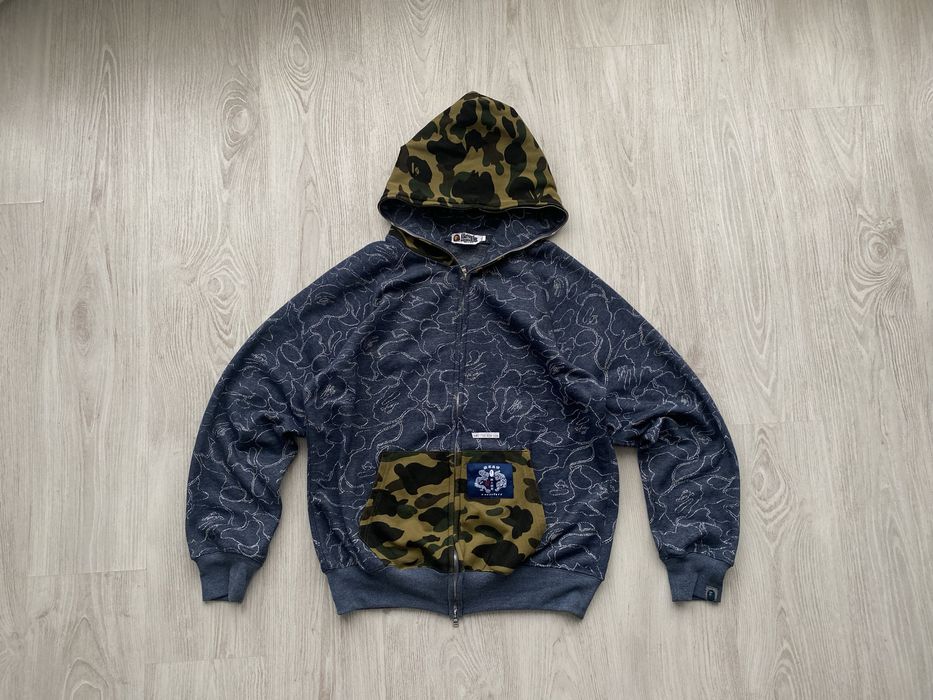 Hanorac Bape Shark XL Albastru