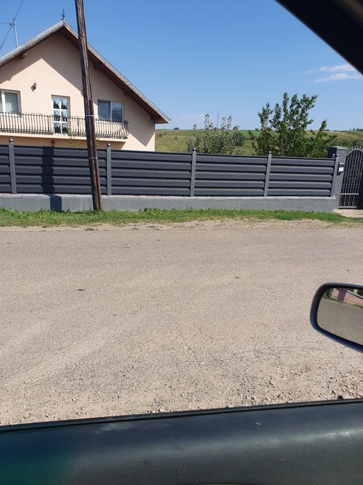 Garduri si porti stil jaluzea, sipca metalica, tabla cutata